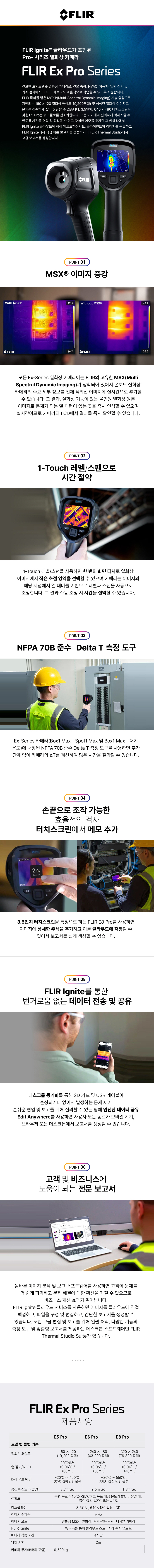 FLIR E6 Pro 설명